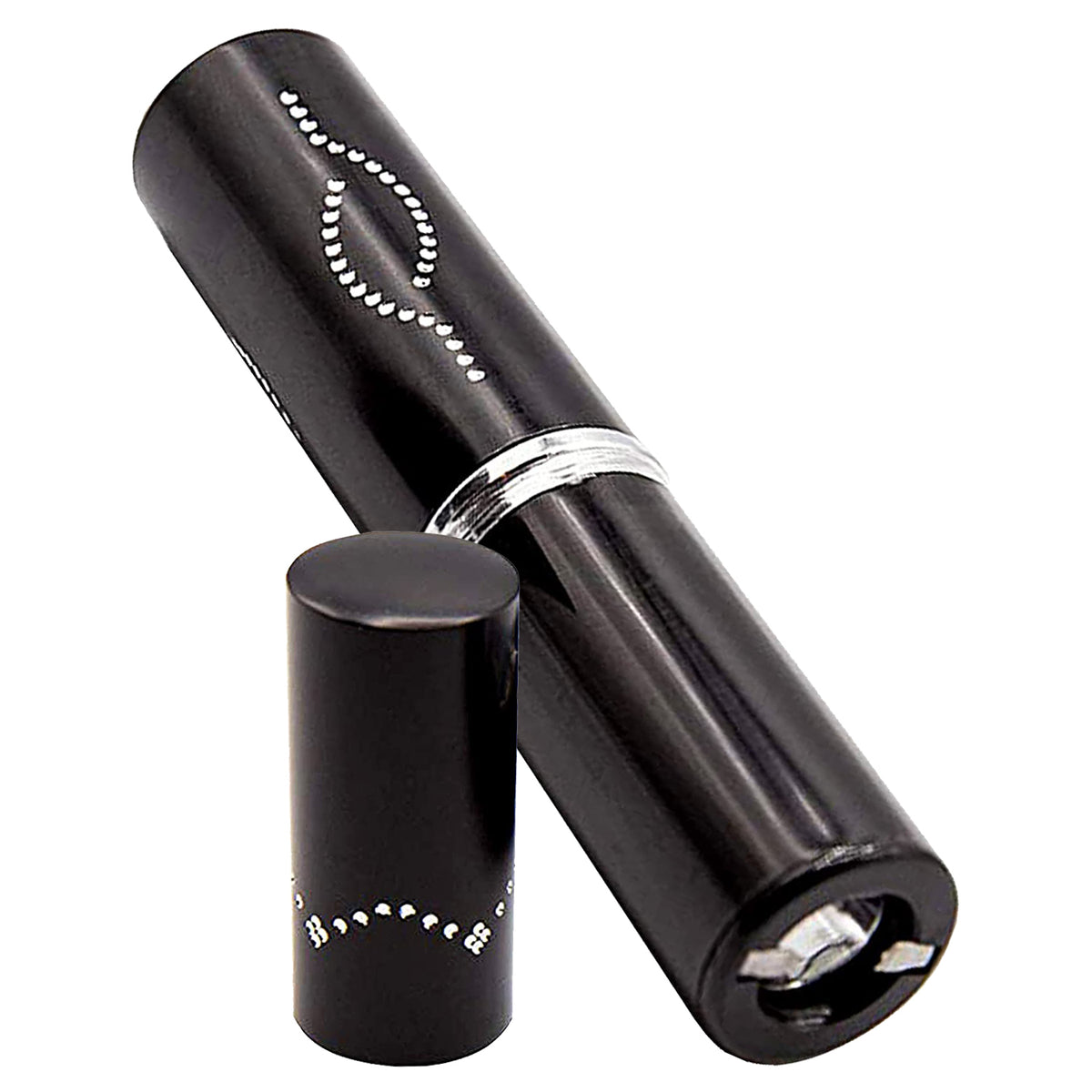  BLINGSTING Mini Lipstick Stun Gun for Women Self Defense with  Flashlight & USB Rechargeable Battery, Black : Sports & Outdoors