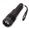 Heavy Duty Stun Gun - Tactical Flashlight Rechargeable with 280 Lumen LED . Extremely powerful 1.4uC - Black
