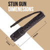 Heavy Duty Stun Gun - Tactical Flashlight Rechargeable with 280 Lumen LED . Extremely powerful 1.4uC - Black