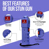 Blue and Black Portable Stun Gun – ADS-10PR