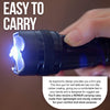 Avenger Defense ADS-60 - Heavy Duty Stun Gun - Rechargeable with Bright LED Tactical Flashlight - Extremely powerful 1.9uC Electric Discharge for Self Defense