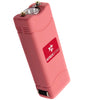 Avenger Defense ADS-50B - Micro Stun Gun Flashlight - Rechargeable 1.25 µC Charge Powerful Self Defense - Ultra Compact Design with Built in Plug, Blue, Pink