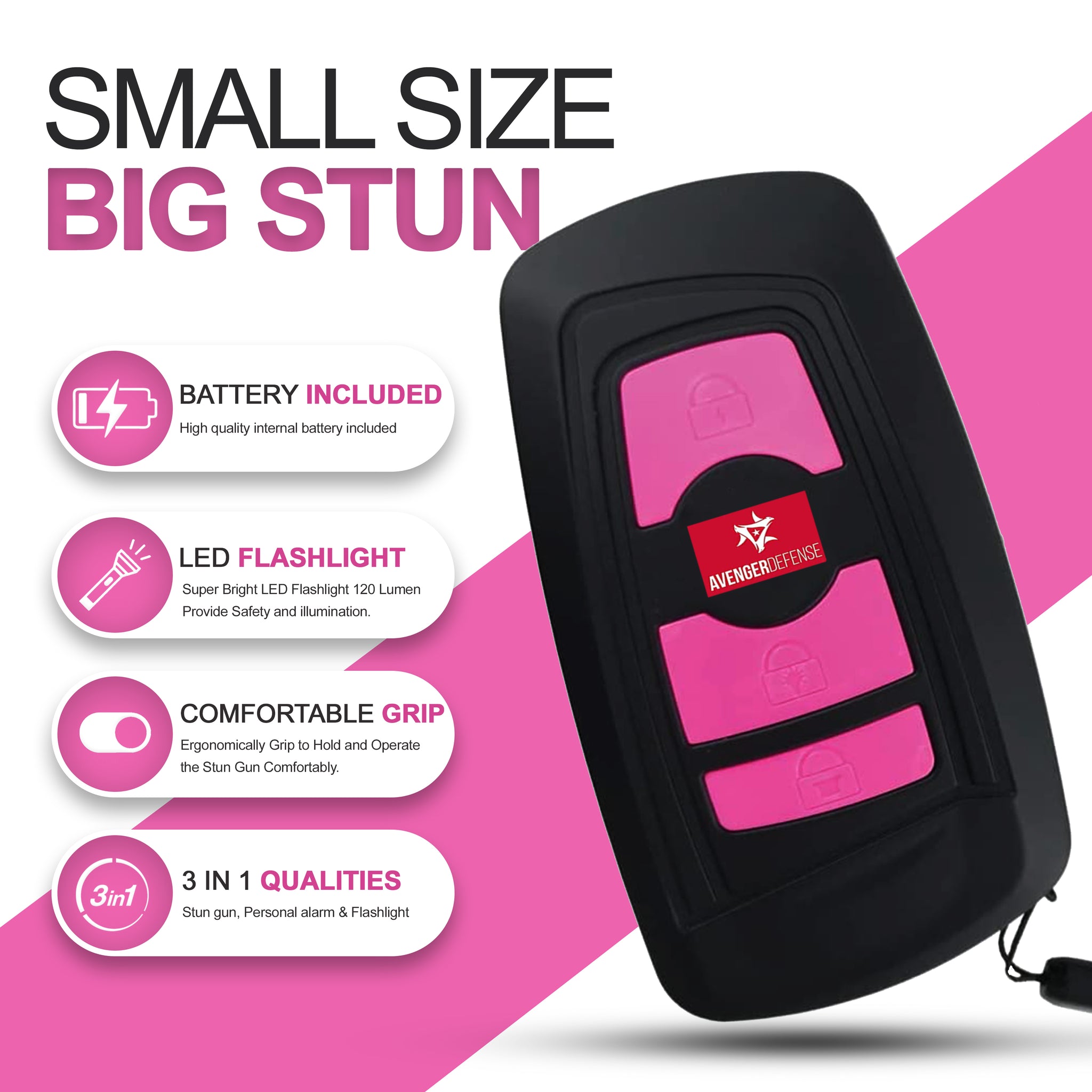 Self Protection 4 Error Code Stun Gun Car Keychain For Sale Stun Gun Keychain With Flashlight For ...