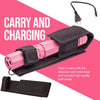 Avenger Defense ADS-20P - Heavy Duty Stun Gun - Tactical Flashlight Rechargeable with 280 Lumen LED . Extremely powerful 1.4uC - Pink,Black