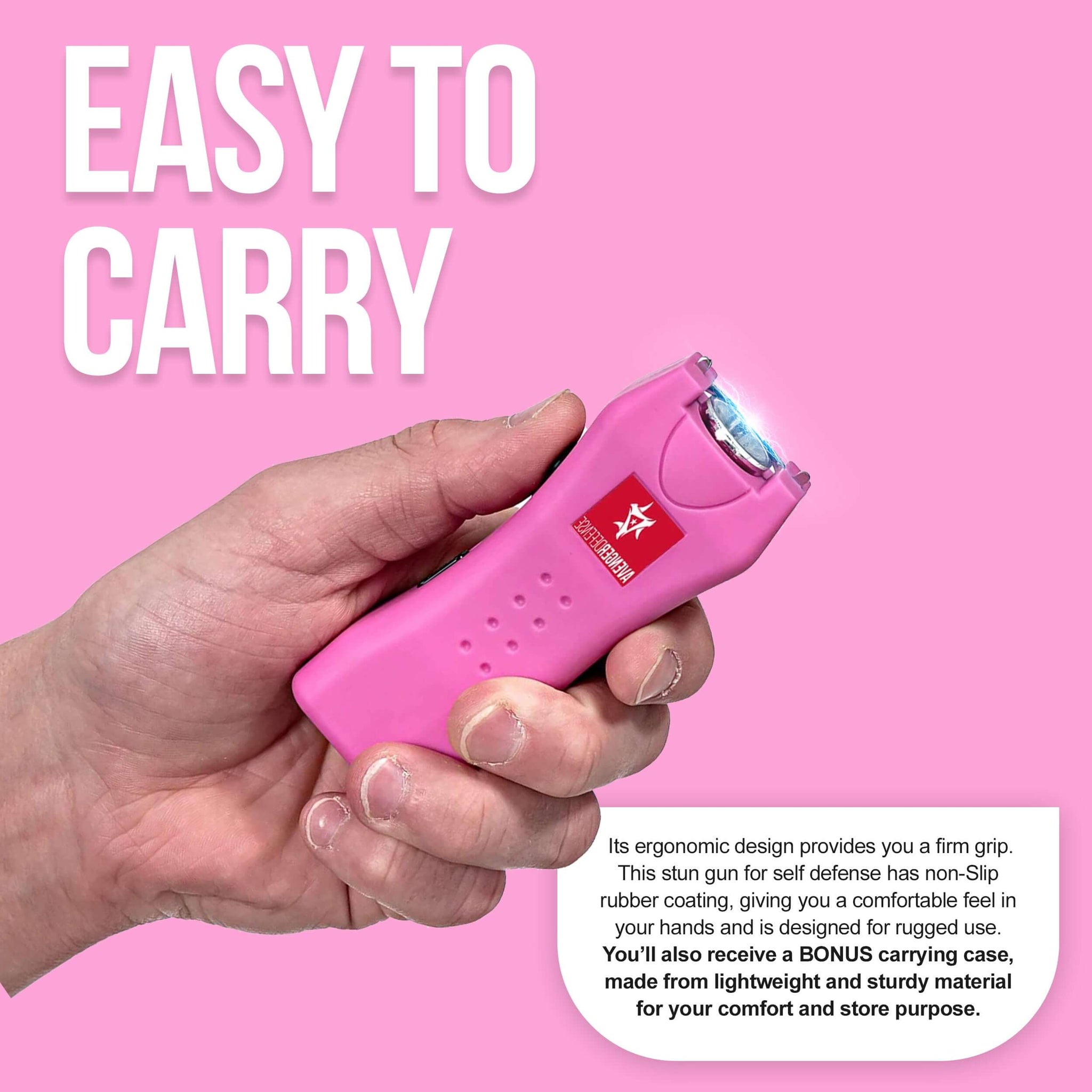 Genuine VIPERTEK Rechargeable Stun Gun with LED Light + Holster Case Genuine VIPERTEK Rechargeable Stun Gun with LED Light + Holster Case