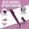 Stun Gun for Women – Stun Gun – Powerful Self Defense – Bright LED High Lumen Rechargeable Flashlight