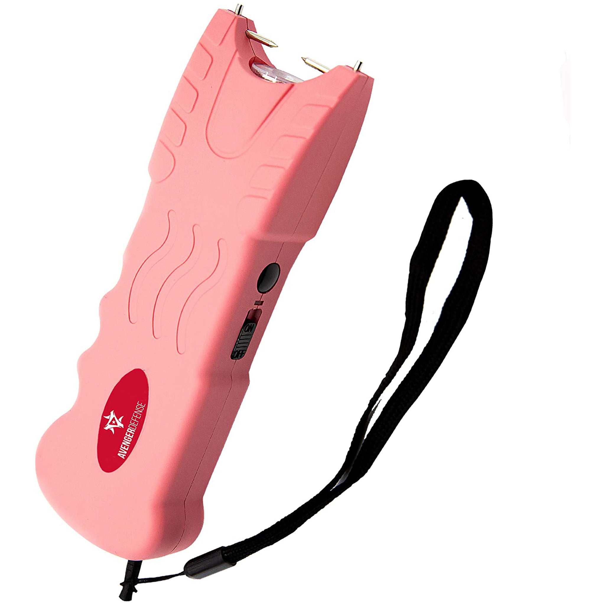 cheetah predator rechargeable stun gun flashlight pink Non-Slip Coating ADS-80P Stun Gun